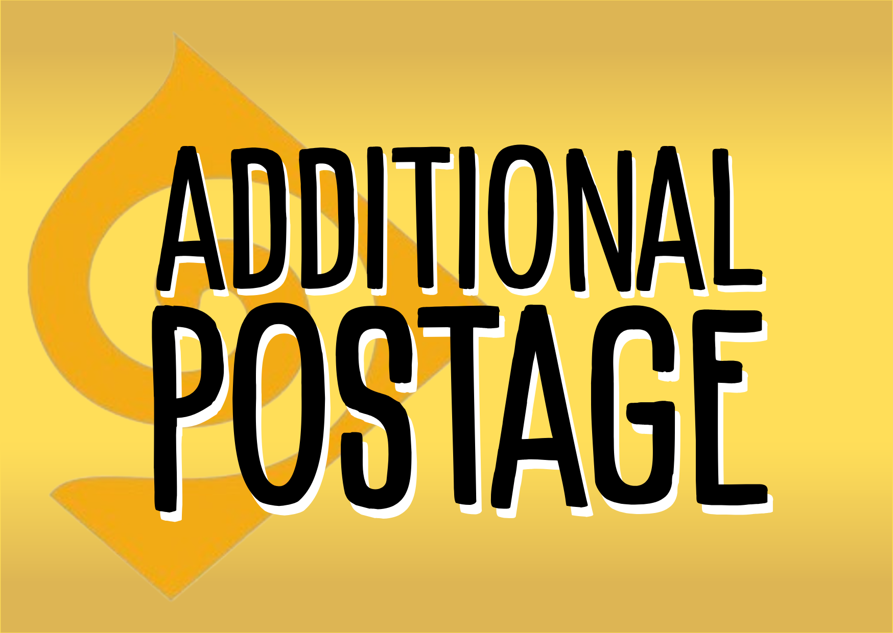 Additional Postage